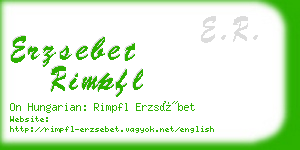 erzsebet rimpfl business card